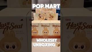 [POP Mart] Labubu Have a Seat Series WHOLESET ASMR Unboxing!ready for round  #popmart #labubu