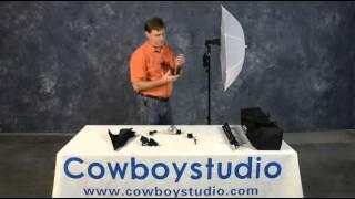 CowboyStudio Photo Studio Flash Strobe Lighting Umbrella Kit with Wireless Trigger