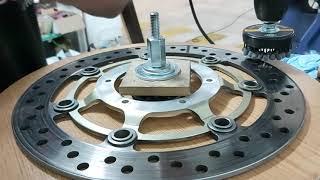 Brake Disc Honing with Flex-Hone®