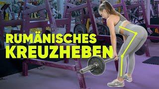 Technik Tutorial! Wie geht Rumänisches Kreuzheben? - Die beste Übung für den Po 