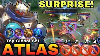 WTF!!! GODLY ATLAS Suprise Set 99.9% No Scape! Atlas Gameplay 2023 | Pinas Moba TV