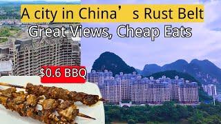 The Most Scenic Spot for Cheap Eats in China's Rust Belt!