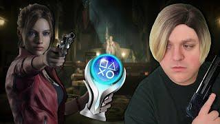 Resident Evil 2's PLATINUM Trophy With NO WAY OUT!