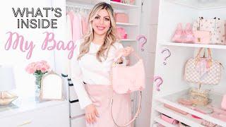 What's In My Pink LV Bag Collaboration w/ @SharlasBeautyRoom | FABIOLAG