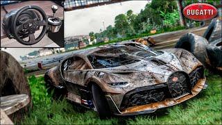 Rebuilding a BUGATTI DIVO - Forza Horizon 5 - Thrustmaster T300RS Gameplay.