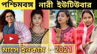 Bengal Girls YouTube Channel | West Bengal Top 10 Girls Youtubers | পশ্চিমবঙ্গের ১০ টি নারী ইউটিউবার