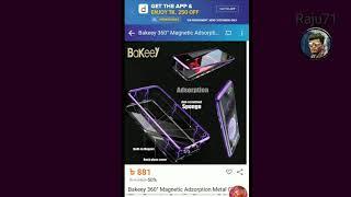 #Raju71#Bangladesh Raju71 video 2019 Bakeey 360° Magnetic Adsorption Metal Clear Glass Protective Ca