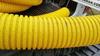 Home Depot Perforated Corrugated Pipe vs The Pipe The French Drain Man Uses