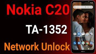 Nokia C20 TA-1352 Network Unlock, Desbloquear Rede Nokia C20