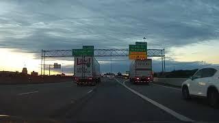 Driving from Cleveland, Ohio to Buffalo, New York on Interstate 90