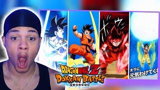 LR Goku & Kid Gohan SUPER ATTACKS Dokkan Battle 8th Anniversary REACTION!!