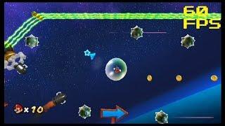 62. [60 FPS] The Electric Labyrinth - Bubble Blast Galaxy - Super Mario Galaxy