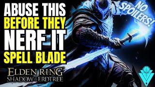 Elden Ring God Tier Carian Sovereignty Intelligence Spellblade Build!