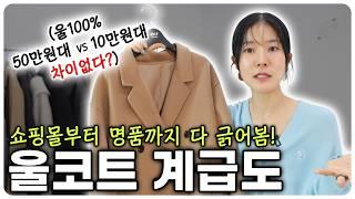 ️대부분 잘못 알고 있는 울코트 오해와 진실‍️돈 값 못하는 코트 걸러내는 방법!