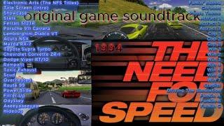 The Need For Speed 1994 - original game soundtrack - all game songs