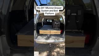 My DIY 4Runner Drawer System and Sleep Platform