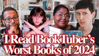 I Read Booktuber's Worst Books of 2024! ft. @newlynova @bookswithvish @illumreads