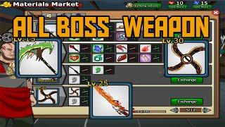 Ninja Saga - All Boss Weapon + Explained by R.BALAJ 2015