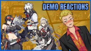 Vtuber Reaction to Zenless Zone Zero Character Demos: Lycaon, Grace, & Rina! 