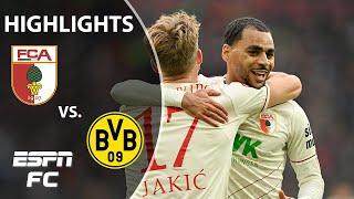 CLAUDE-MAURICE SHOW OUT  Augsburg vs. Borussia Dortmund | Bundesliga Highlights | ESPN FC