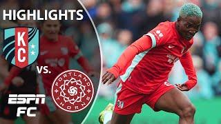  NWSL RETURNS  KC Current vs.  Portland Thorns | Full Match Highlights | ESPN FC