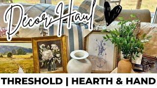 HUGE NEW DECOR HAUL! Spring Threshold & Hearth & Hand Finds | Stunning Decor for Your Home