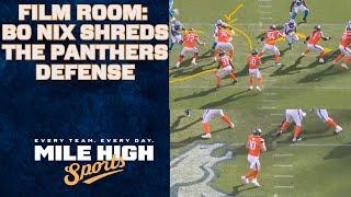 Film Room: Denver Broncos QB Bo Nix Torches Carolina Panthers Defense on Sunday