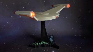 Star Trek Romulan Bird of Prey Neutral Zone Incursion Craft by Playmates 1997 demo