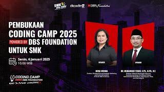 Pembukaan Coding Camp 2025 powered by DBS Foundations Untuk SMK