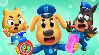 Wash Your Hands | Useful Story about Good Hygiene | Safety Rules for Kids | Sheriff Labrador