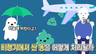 비행기 화장실에서 만들어진 오물은 어떻게 처리될까