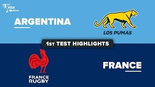 HIGHLIGHTS | ARGENTINA v FRANCE | July Internationals 2024 | First Test