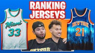 I Made 100 NEW NBA JERSEYS and Had My Friends RANK Them!