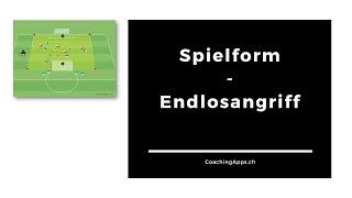 Fussball Spielform Endlosangriff