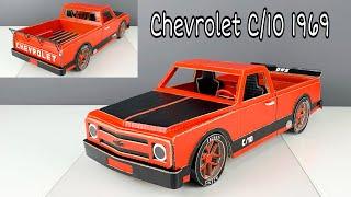 Awesome Chevrolet Pickup from cardboard