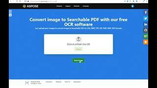 How to convert image to Searchable PDF with Aspose.OCR