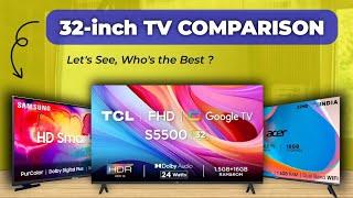 Best 32-Inch Smart TV Under ₹13,000Samsung vs TCL vs AcerFull Comparison & Buyer’s Guide