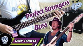 Deep Purple - Perfect Strangers - Bass Cover With Tabs, акорди, табулатура, урок.