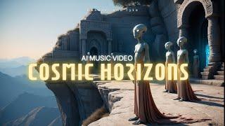 AI Music Video | 'Cosmic Horizons' by Luka Winter | Alien Civilizations & Sci-Fi Landscapes