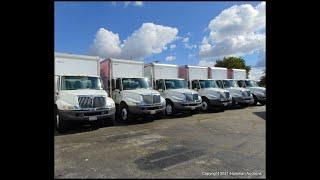 Online Auction | Commercial Medium Duty International Box Trucks