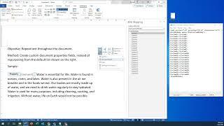 MS Word - How to create custom document properties to use for repeat text