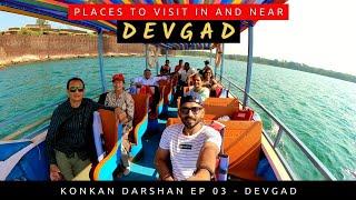 Places to visit in and near Devgad with your family |Kunkeshwar temple| Vijaydurg fort |Hidden beach