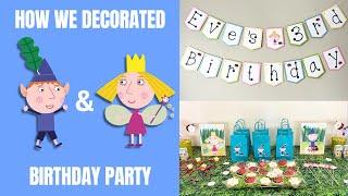 Ben and Holly’s Little Kingdom Birthday Party Decor Ideas | Party Planning