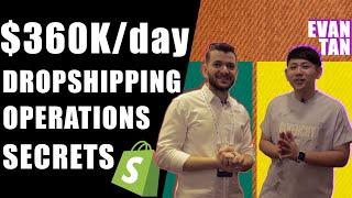 $360K/day Shopify Dropshipping Operations Secrets | Interview with Evan Tan