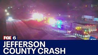 Jefferson County crash, I-94 WB at WIS 26 | FOX6 News Milwaukee