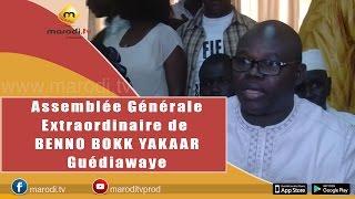 Assemblée générale extraordinaire de Benno Bokk Yakaar de Guédiawaye