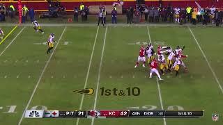 Big Ben’s first and last pass of his career