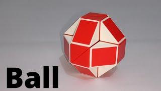Make a Ball with Snake Cube 24 pieces
