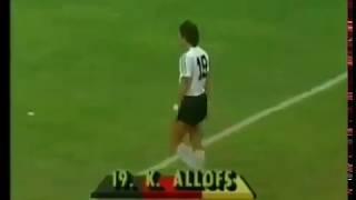 Klaus Allofs (Alemanhã Ocidental) - 21/06/1986 - Alemanhã Ocidental 0(4)x(1)0 México - (1 gol)