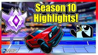 Peaking During My SEASON 10 PLACEMENT GAMES! | Ranked Rocket League Highlights! (Grand Champion)